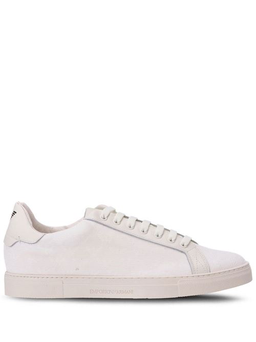 Sneakers basse con stampa logo Emporio Armani | X4X316XM741M801